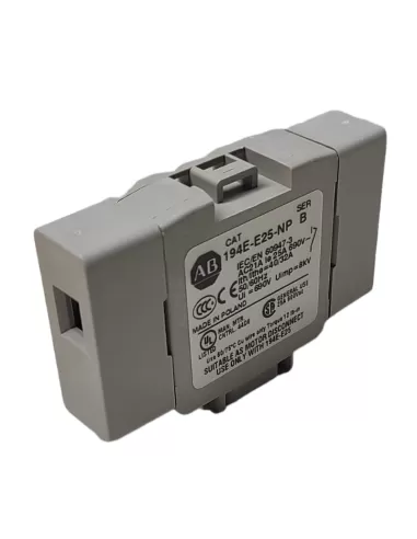Allen bradley 194e-e25-np cuarta clavija 1 montaje frontal na tacto